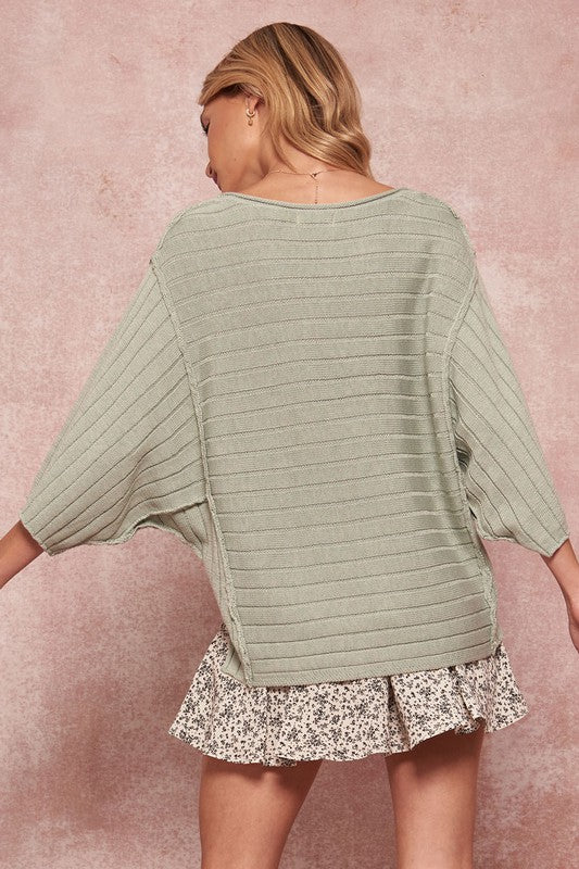 Sage Boxy Top