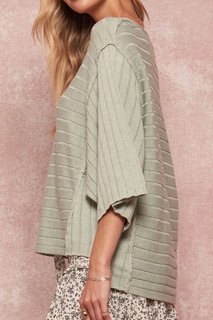 Sage Boxy Top
