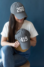260 Area Code Baseball Hat