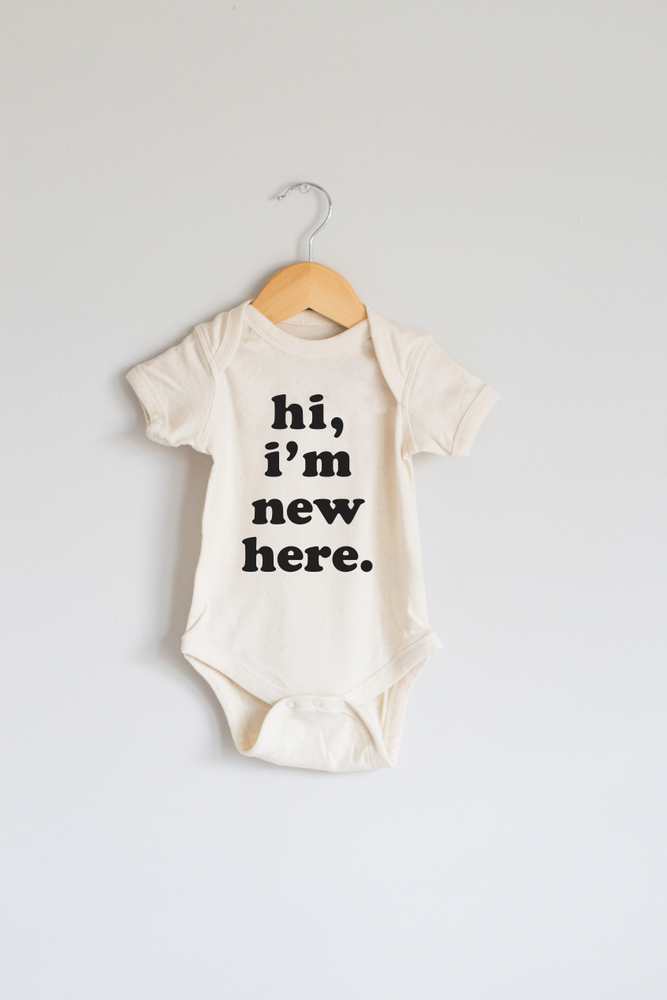 Hi, I'm New Here Onesie