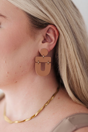 
                
                    Load image into Gallery viewer, Dreamboat Earrings in Brown
                
            