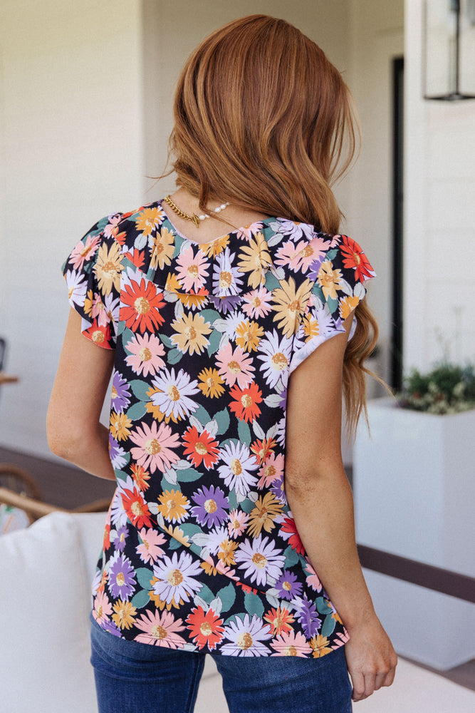 
                
                    Load image into Gallery viewer, Flower Power Floral Top
                
            
