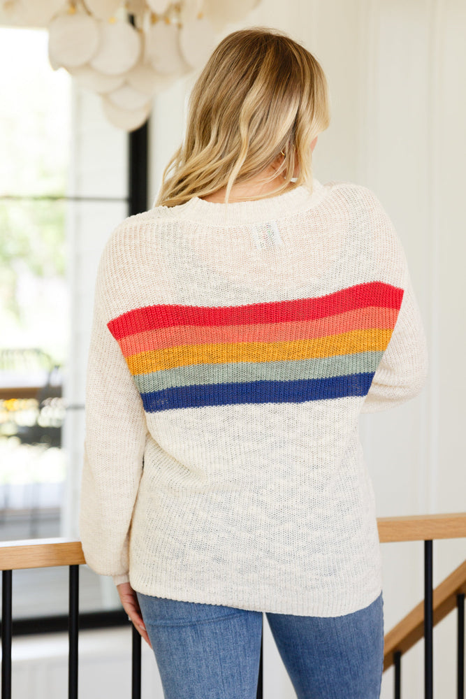 
                
                    Load image into Gallery viewer, Love That For Us Striped Sweater
                
            