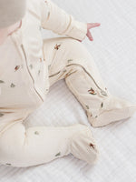 Peyton Zipper Sleeper - Ski Trails / Forest