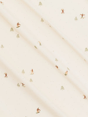 Swaddle Blanket - Ski Trails / Forest
