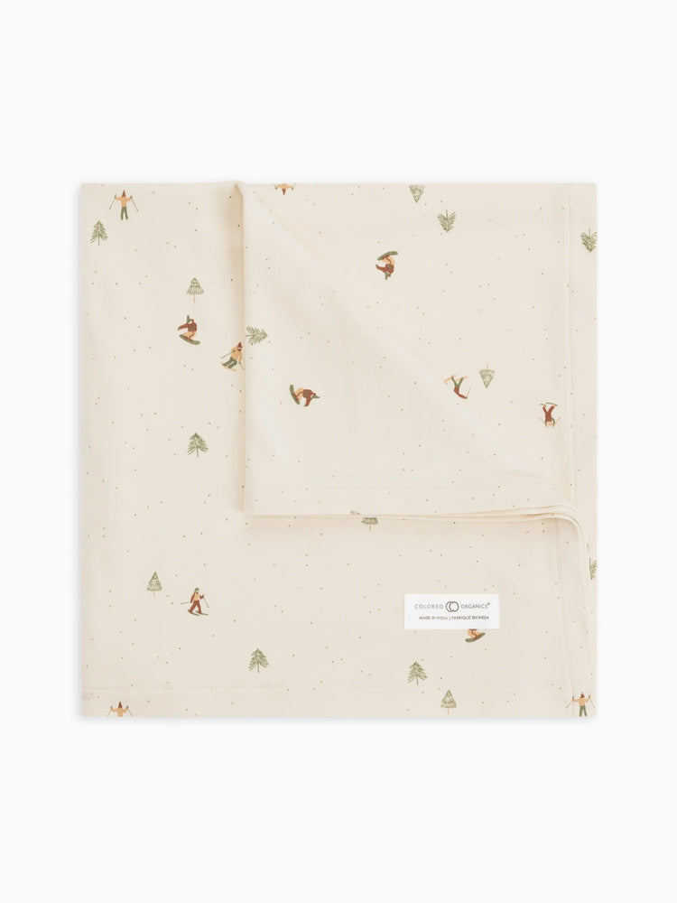 Swaddle Blanket - Ski Trails / Forest