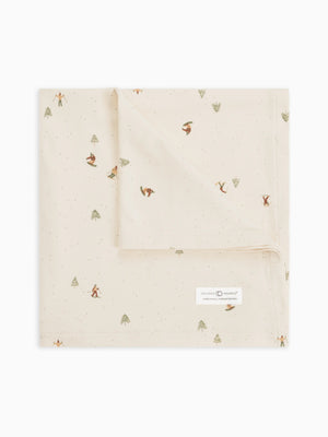 Swaddle Blanket - Ski Trails / Forest
