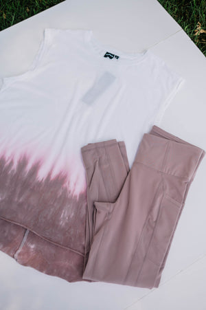 Essential Pocket Highwaist Leggings - Mauve