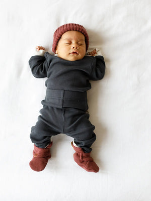 Thermal Bamboo Bodysuit - Coal