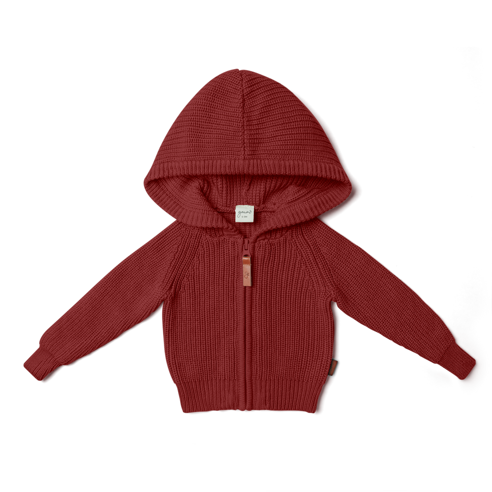 Knit Hoodie - Hot Cocoa