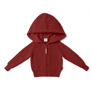 Knit Hoodie - Hot Cocoa