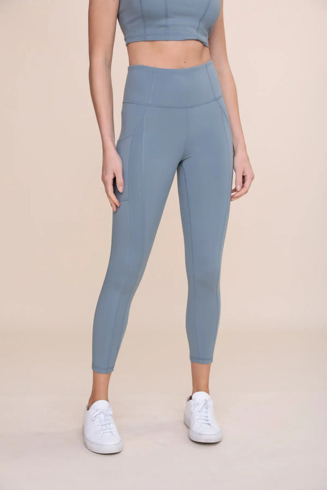 Essential Pocket Highwaist Leggings - Blue