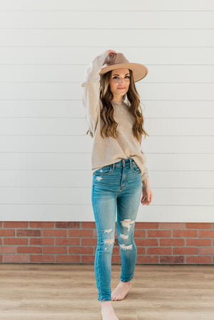 Kourt Tie Back Sweater