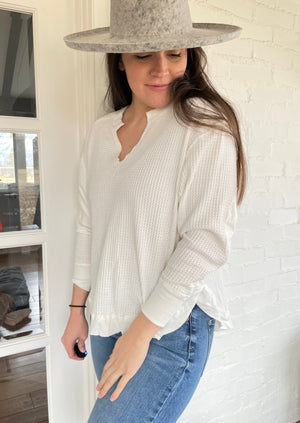 Wherever Basic Top - White