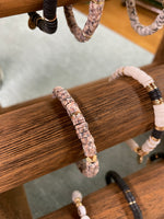 Earth Tone Dalmatian Bracelet
