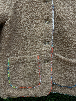 Mable Paisley Sherpa Jacket