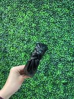 Leather Headband - Black