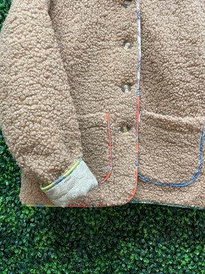 Mable Paisley Sherpa Jacket