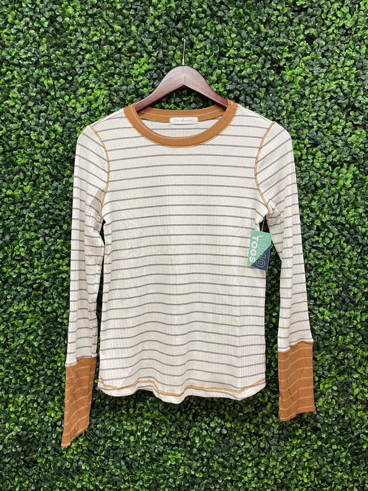 Autumn Thin Striped Shirt