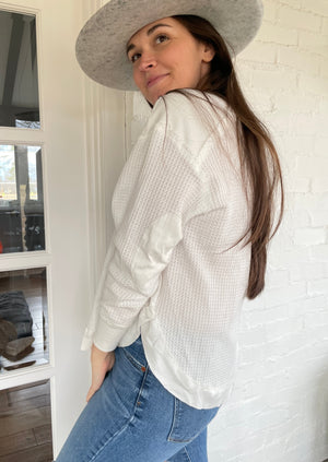 Wherever Basic Top - White