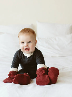 Knit Stay-On Mitts - Hot Cocoa