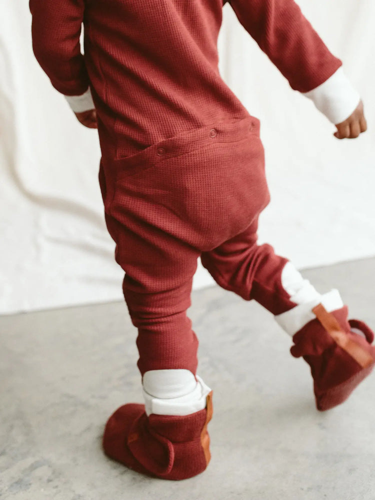 Knit Stay-On Boots - Hot Cocoa