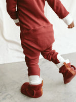 Knit Stay-On Boots - Hot Cocoa